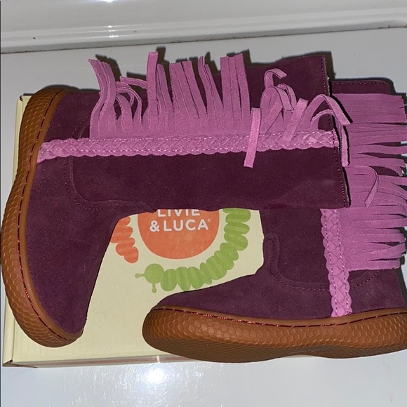 SALE!! NEW Livie and Luca (for Matilda Jane) Fringe Boots - Picture 2 of 4